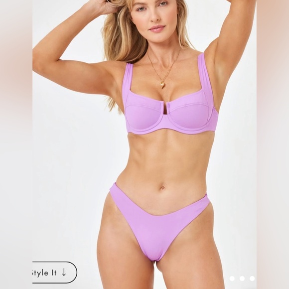 L*Space Cabana Bikini Bottom Size XL in Jewel NWT - Picture 1 of 5